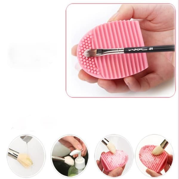 Rengöringshandske MakeUp Wash Brush Board Scrubber Cosmetic Clean PK