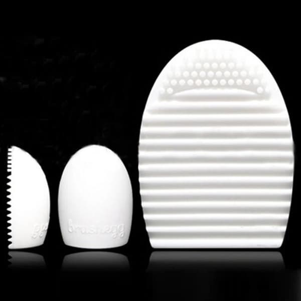 Rengöringshandske MakeUp Tvättborste Scrubber Board Cosmetic Clean White