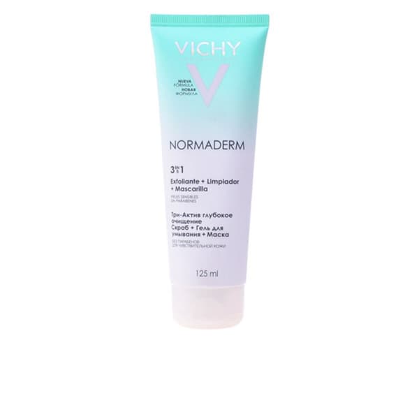 Ansiktsskrubb 3-i-1 NORMADERM Vichy (125 ml)