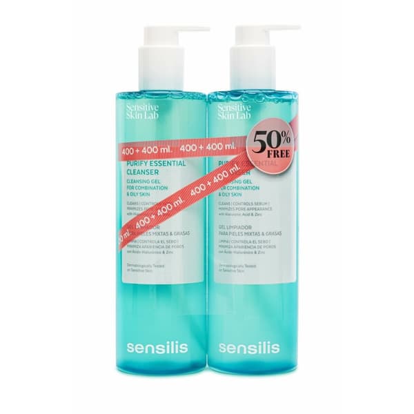 Ansiktsrensende gel Sensilis Purify Essential 2 x 400 ml