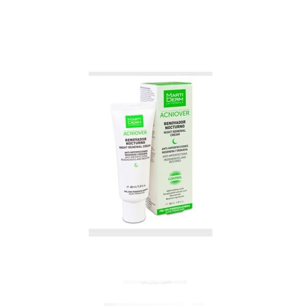 Nattförnyare Akne - MartiDerm - Acniover - 40ml - Icke komedogen - Mogen