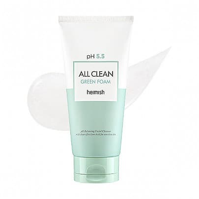 Heimish All Clean Green Foam 150 g – Rengöringsskum för känslig hud