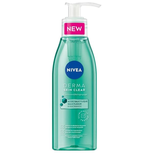 Gel Rengörande - NIVEA - Derma Skin Clear - 150ml - Anti-impureter - Icke komedogen