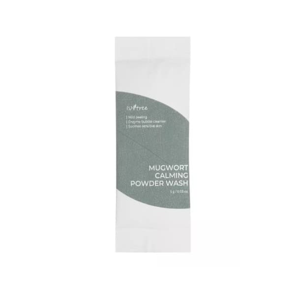 ISNTREE MUGWORT CALMING POWDER WASH 1 g 25 ea - Ansiktsrengöringspulver