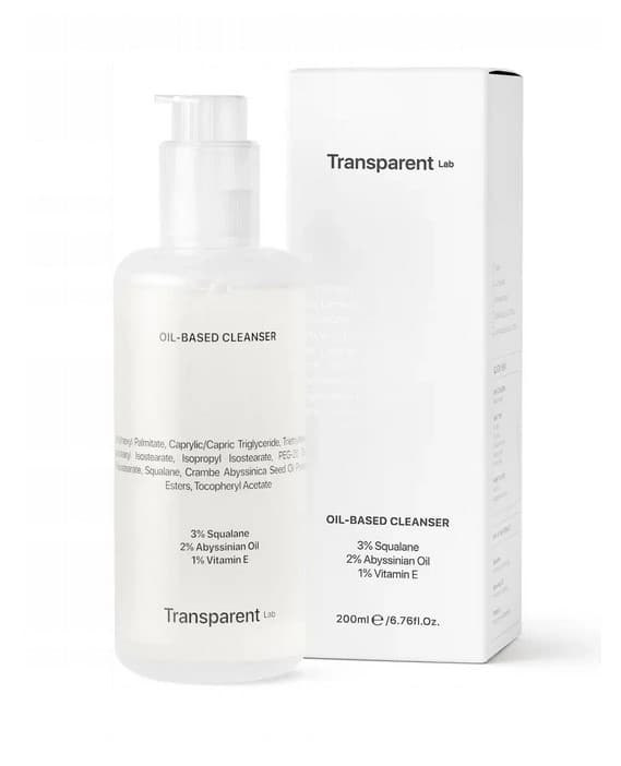 Transparent Lab - öljypohjainen puhdistusaine, 200 ml - Meikinpoistoöljy