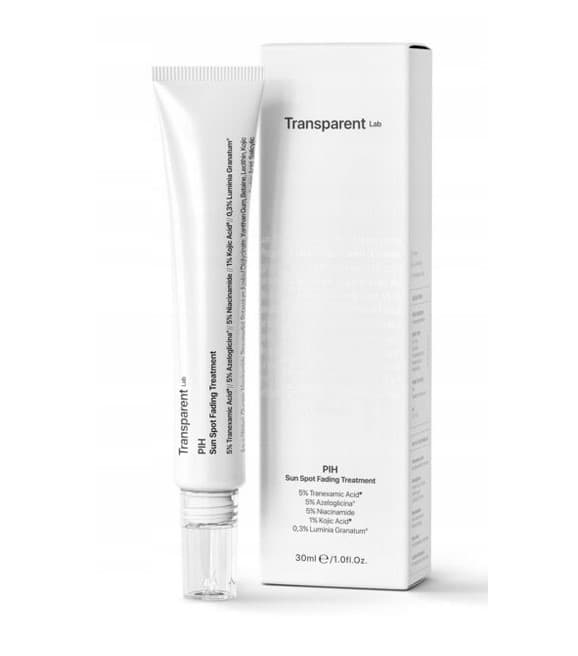 Transparent Lab - PIH Sun Spot Fading Treatment, 30 ml - Geeli, joka kirkastaa melaniinin ylituotannosta johtuvia värimuutoksia