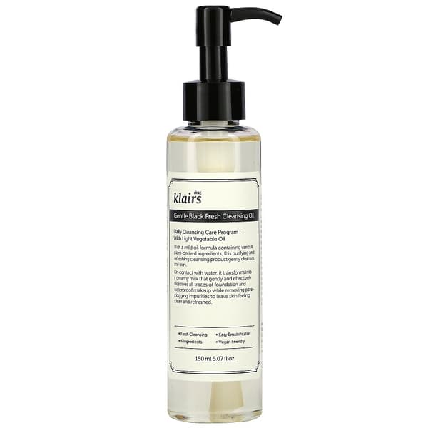 KLAIRS Gentle Black Fresh Cleansing Oil 150 ml