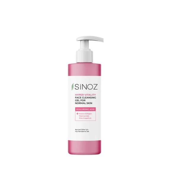 Sinoz Hyper Vitality Face Cleansing Gel normaalille iholle 400 ml - Kasvojen puhdistusgeeli päivittäiseen käyttöön