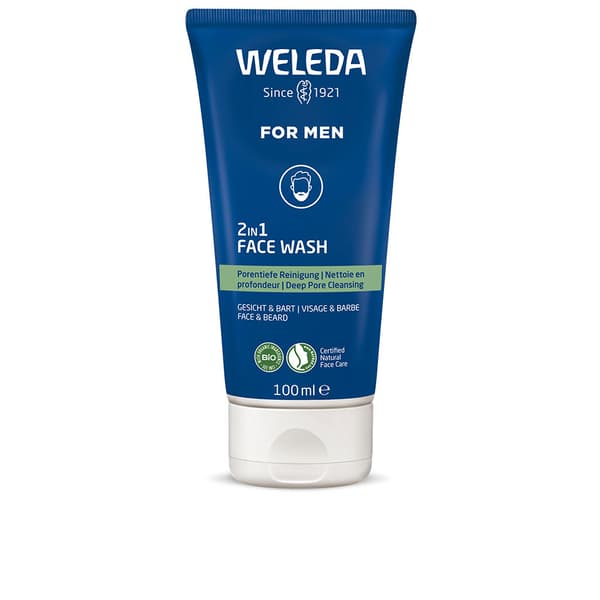 FOR MEN 2 in 1 face beard cleansing gel 100 ml