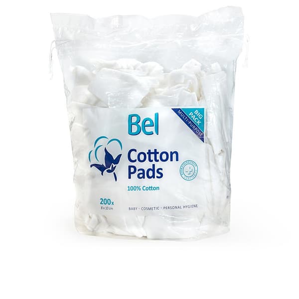BEL COTTON PADS 100% cotton 8x10 cm 200 units