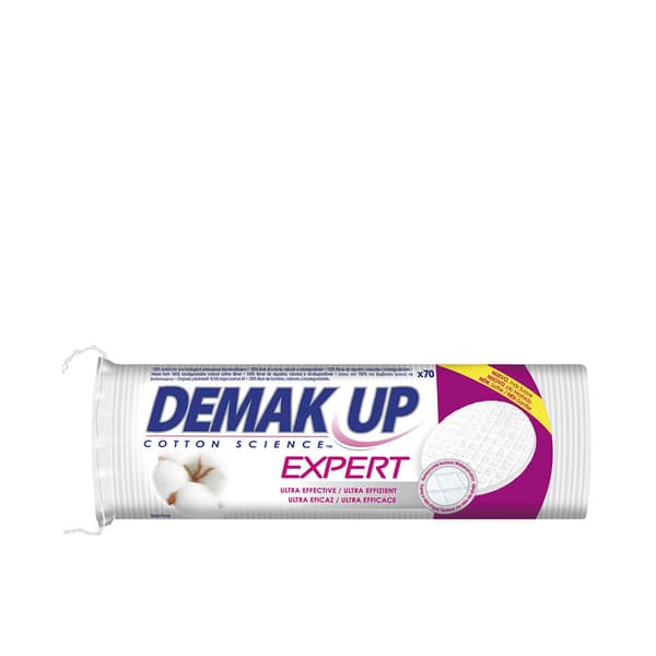 DEMAK'UP EXPERT make-up remover pads 70 units