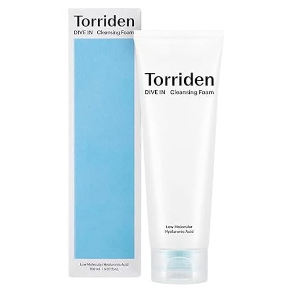 Torriden DIVE-IN Low Molecular Hyaluronic Acid Cleansing Foam 80 ml - Low Molecular Hyaluronic Acid Ansiktsrengöringsskum