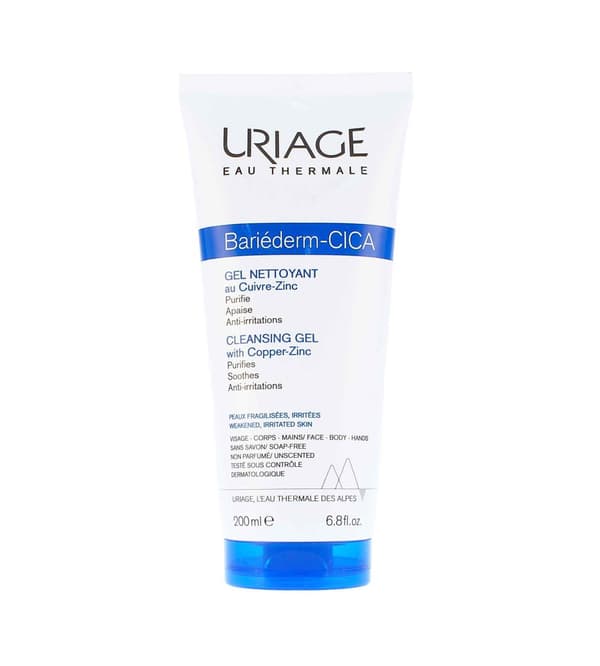 Uriage Bariéderm CICA Cleansing Gel with Cu-Zn 200ml