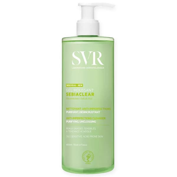 SVR® Nouveau-New Gel Moussant Sebiaclear Gluconolactone 400 ml
