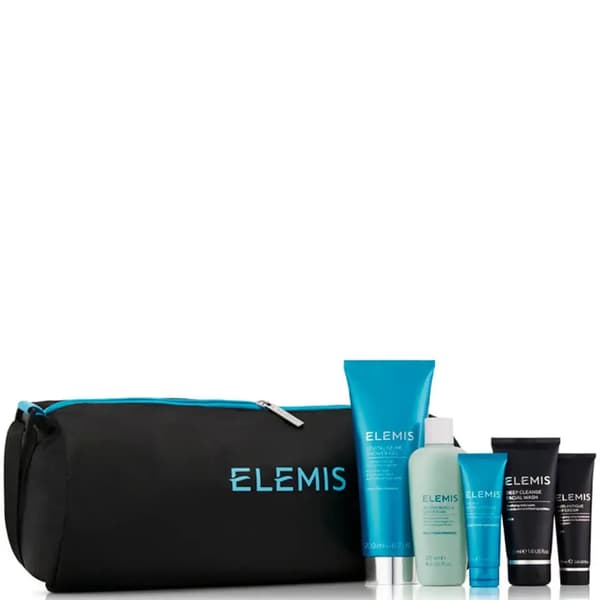 Elemis® Body Performance Collection Set: Deep Cleanse Facial Wash 50ml + Anti-Fatigue Day Cream, Revitalise Me Shower Ge,Aching Muscle Super Soak