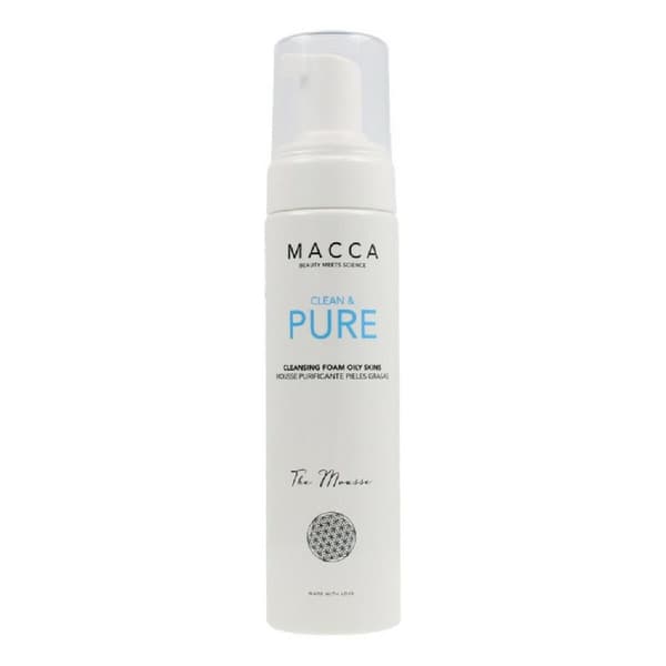 Puhdistusvaahto Clean & Pure Macca Clean Pure Rasvainen iho 200 ml