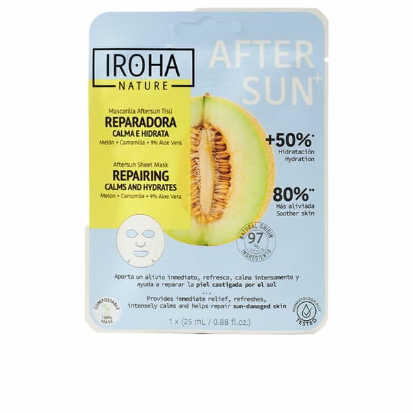 Ansiktsmask Iroha Repairing calms and hydrates Melon (1 antal)