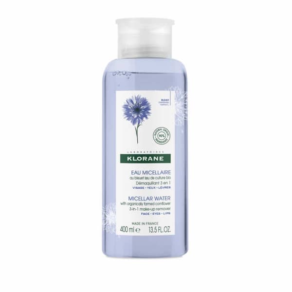 KLORANE CORNFLOWER ORGANIC MICELLAR MAKE-UP REMOVING MICELLAR WATER 400 ml