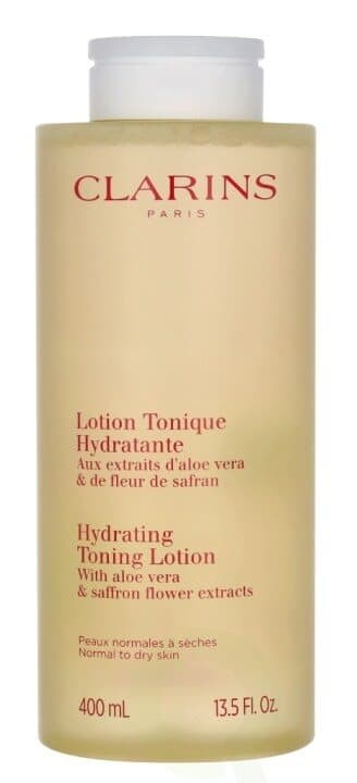 CLARINS TONING MOISTURISING LOTION for normal to dry skin 400 ml