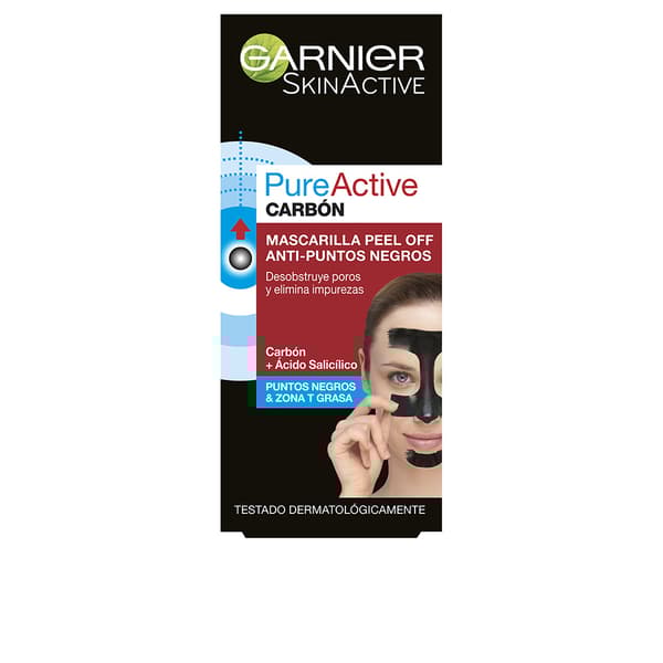 GARNIER PURE ACTIVE CARBON peel-off blackheads mask 50 ml