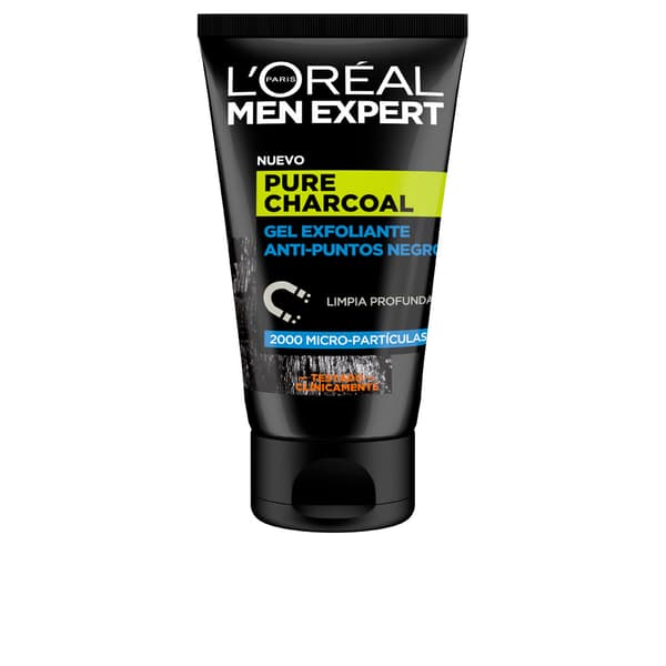 Exfoliating gel charcoal for blackheads L’Oréal Paris Men Expert Pure Charcoal 100 ml