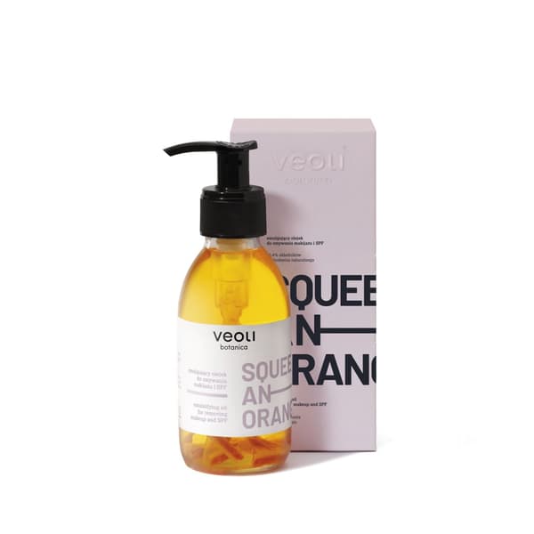 VEOLI Botanica 2in1 Olja för sminkborttagning och ansiktsmassage med söt apelsin KRÄMA AN ORANGE 132,7g