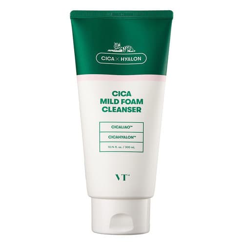 VT Cosmetic Cica Mild Foam Cleanser 300ml - Milt rengöringsskum med centella asiatica