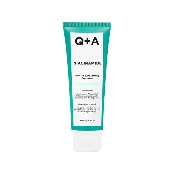 Q+A -Niacinamide Gentle Exfoliating Cleanser, 125 ml - exfolierande ansiktsrengöringsgel med niacinamid