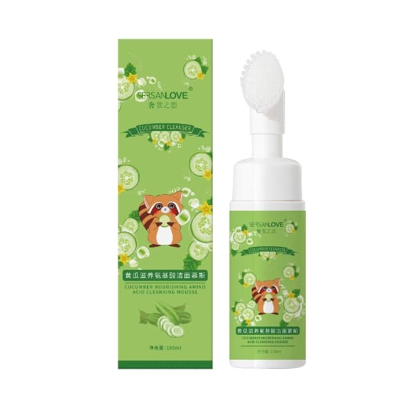 Sersanlove - Cucumber Nourishing Amino Acid Cleansing Mousse, 150ml - Kasvojen puhdistusvaahto kurkkuuutteella