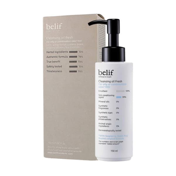 Belif Cleansing Oil Fresh 150 ml - meikinpoistoöljy