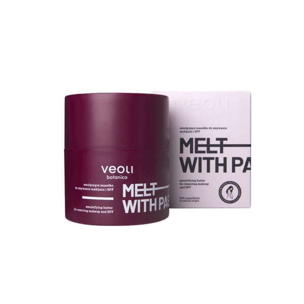 VEOLI Botanica Melt With Passion - Emulgerande smör för att ta bort smink och SPF, 40 g