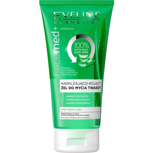 Ansiktsrengöring - sminkborttagare Eveline kosmetika - 315361 - Ansiktsrengöringsgel med Aloe 150 ml