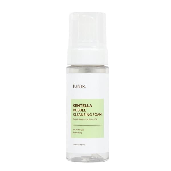iUNIK Centella Bubble Cleansing Foam 150 ml - Irritationslindrande rengöringsskum för ansiktet