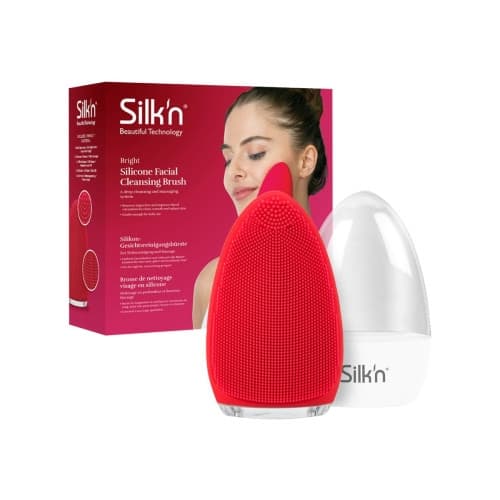 Silk'n Bright - ansiktsrengöringsborste - röd