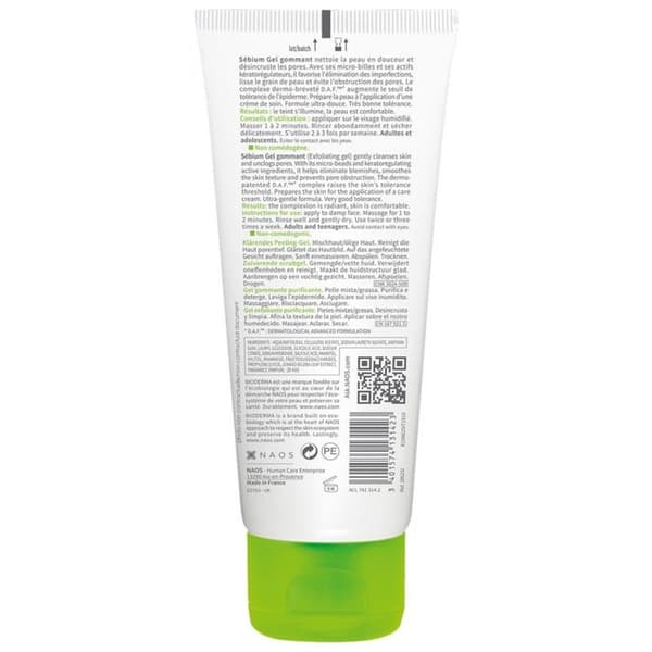 Exfoliating Gel - BIODERMA - SEBIUM - Purifying Exfoliant - 100 ml - För fet hud