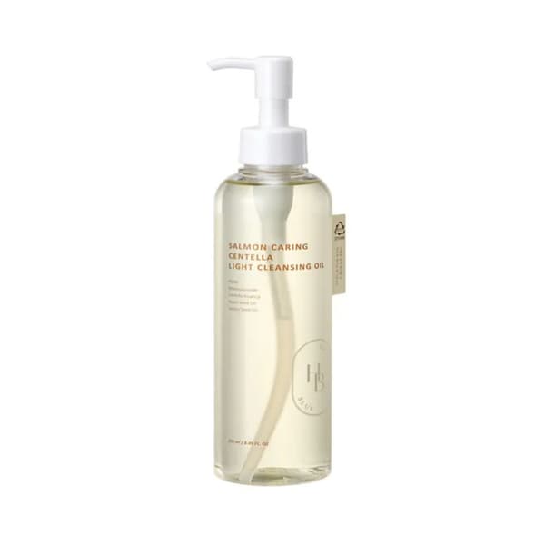 HEVEBLUE Salmon Caring Centella Light Cleansing Oil 250 ml - kevyt öljy meikinpoistoon
