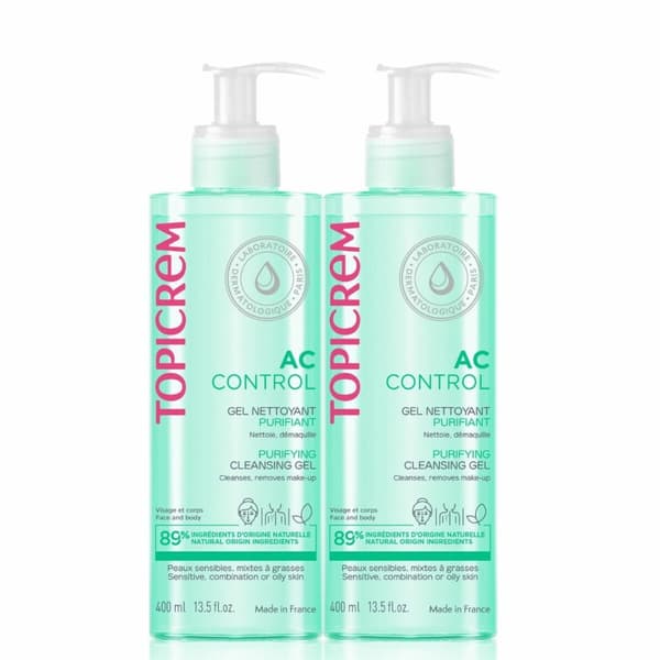 Rengörande ansiktsgel Topicrem AC TOPICREM 400 ml