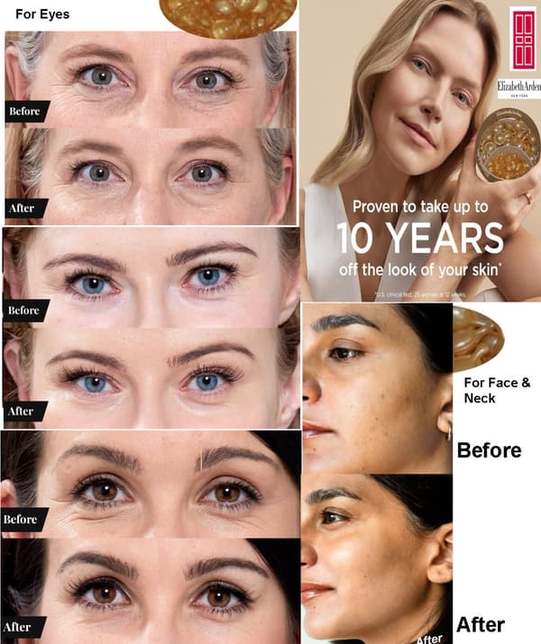 Arden Ceramide Gold Ultra Restorative Capsules Face 30+Eye 30