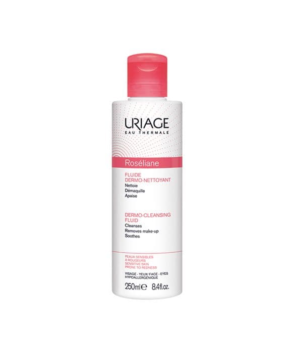 Dermo-Cleansing Fluid - Uriage - Roséliane - 250ml - Hypoallergen - Känslig hud
