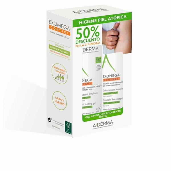 Renseskum A-Derma Exomega Control Gel Espumoso Emoliente 500 ml 2 Dele