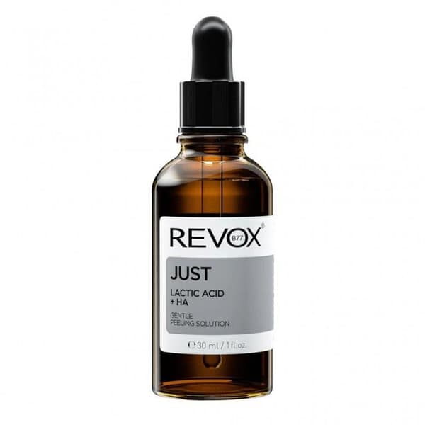 Ansiktsserum - REVOX - Bara mjölksyra + HA - Skonsam peeling - 30 ml - Slät och återfuktad hud