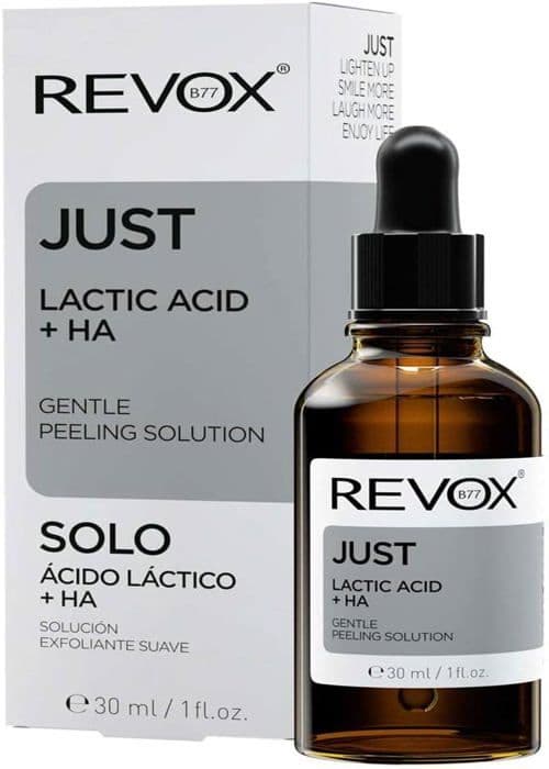 Ansiktsserum - REVOX - Bara mjölksyra + HA - Skonsam peeling - 30 ml - Slät och återfuktad hud