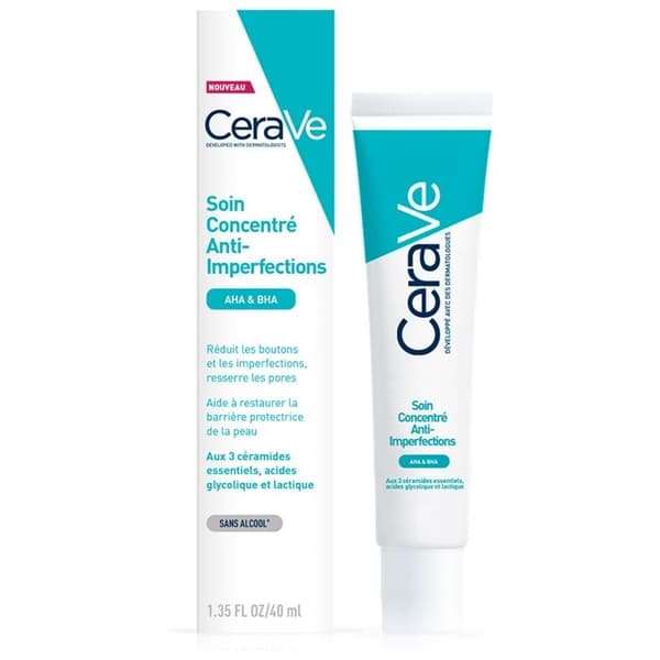 CeraVe - Koncentrerad Behandling för Anti-Och Imperfektioner - Fuktgivande och Reparande - Förebygger Föroreningar