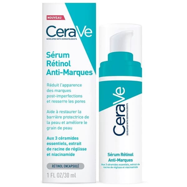 Sérum Retinol Anti-Imperfektion - CeraVe - 30ml - Icke komedogen - Hud med imperfektioner - 3 ceramider