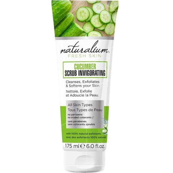 Ansiktsskrubb - Naturalium - 175ml - Uppfriskande - Exfolierande - Naturlig