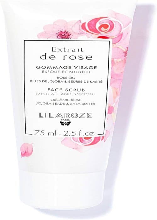 Lilaroze Paris Ansiktspeeling Rosenträddare och Mjukgörande 75ml