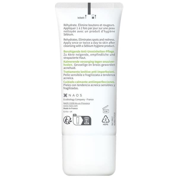 Bioderma Sébium Sensitive Soothing Cream Anti-imperfektioner Acne Sensitive Hud 30ml