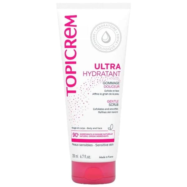 Gommage - Topicrem - Mjukhet för Ansikte & Kropp - 200ml - Hypoallergenisk - Känslig Hy