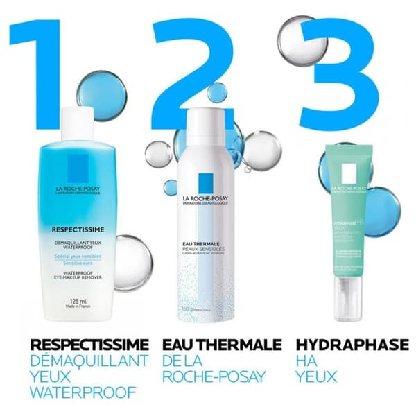 La Roche-Posay Respectissime Waterproof Eye Makeup Remover 125ml