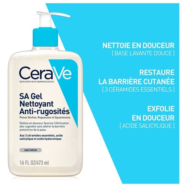 Cleansing Gel - Cerave - SA - 473ml - Anti Roughness - Hypoallergen